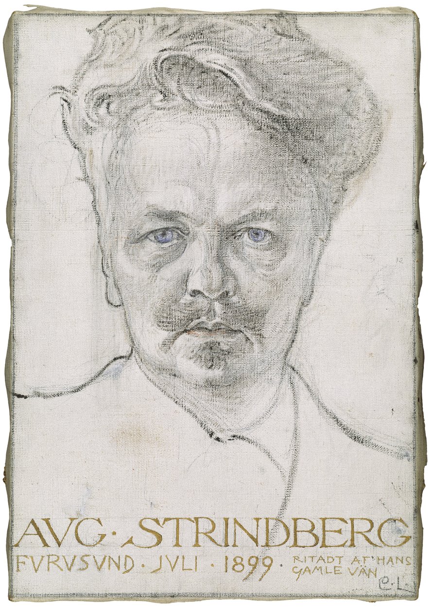 August Strindberg tekijältä Carl Larsson