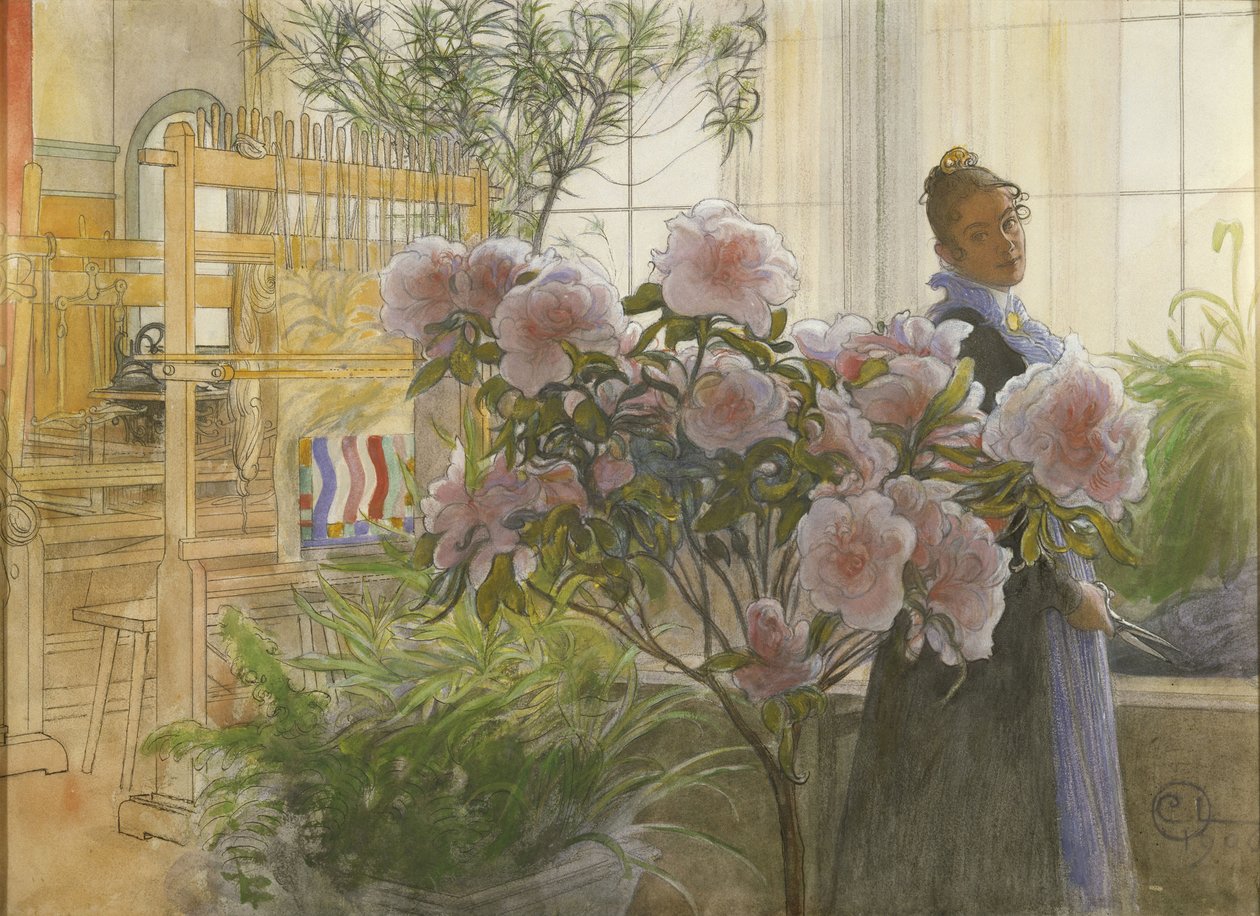 Azalea, 1906 tekijältä Carl Larsson