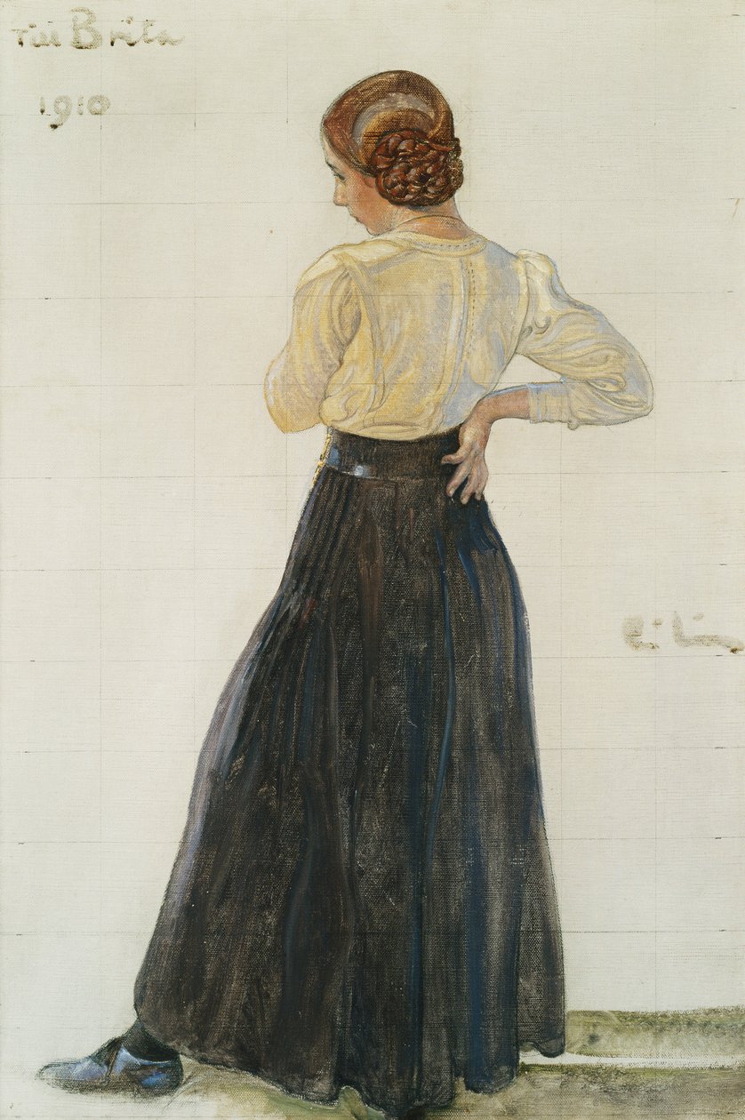 Brita, 1910 tekijältä Carl Larsson