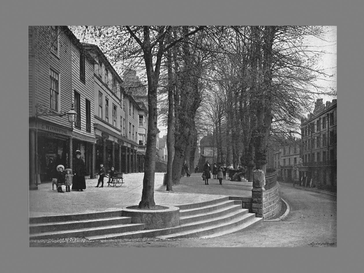 Pantiles, Tunbridge Wells c1900 tekijältä Carl Norman