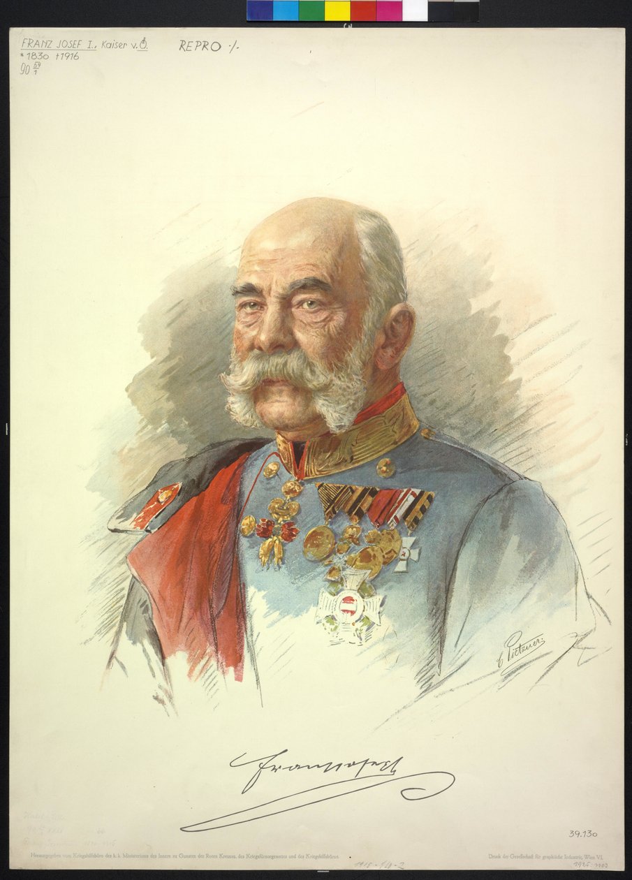 Itävallan keisari Franz Joseph I tekijältä Carl Pietzner