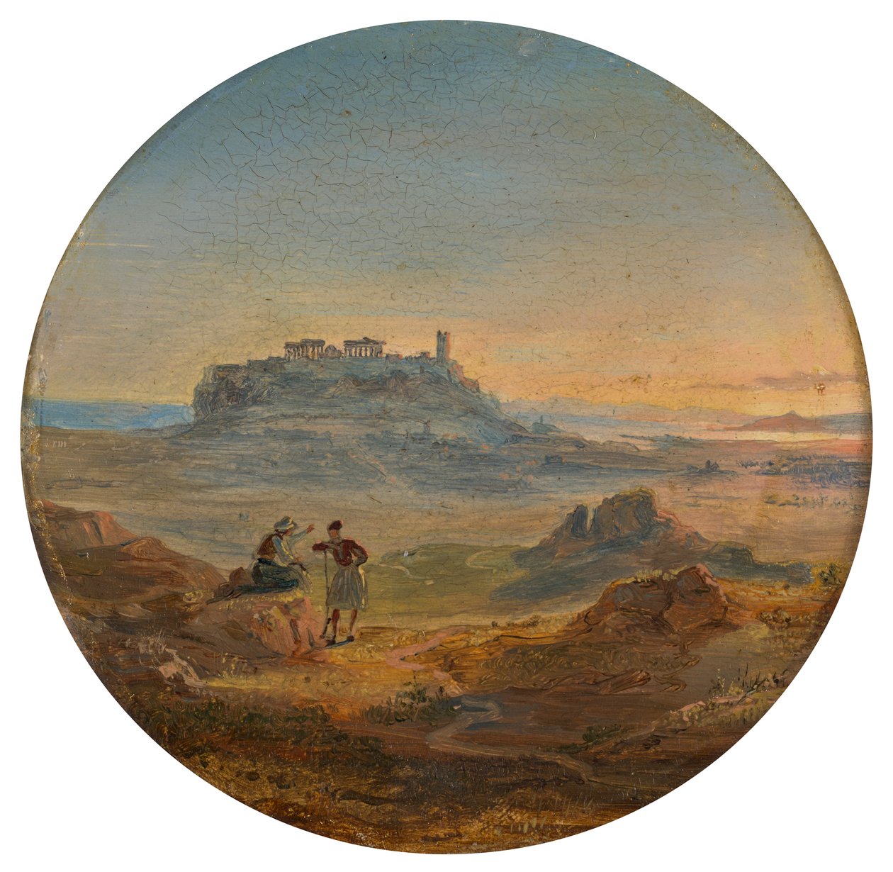 Ateenan Akropolis tekijältä Carl Rottmann