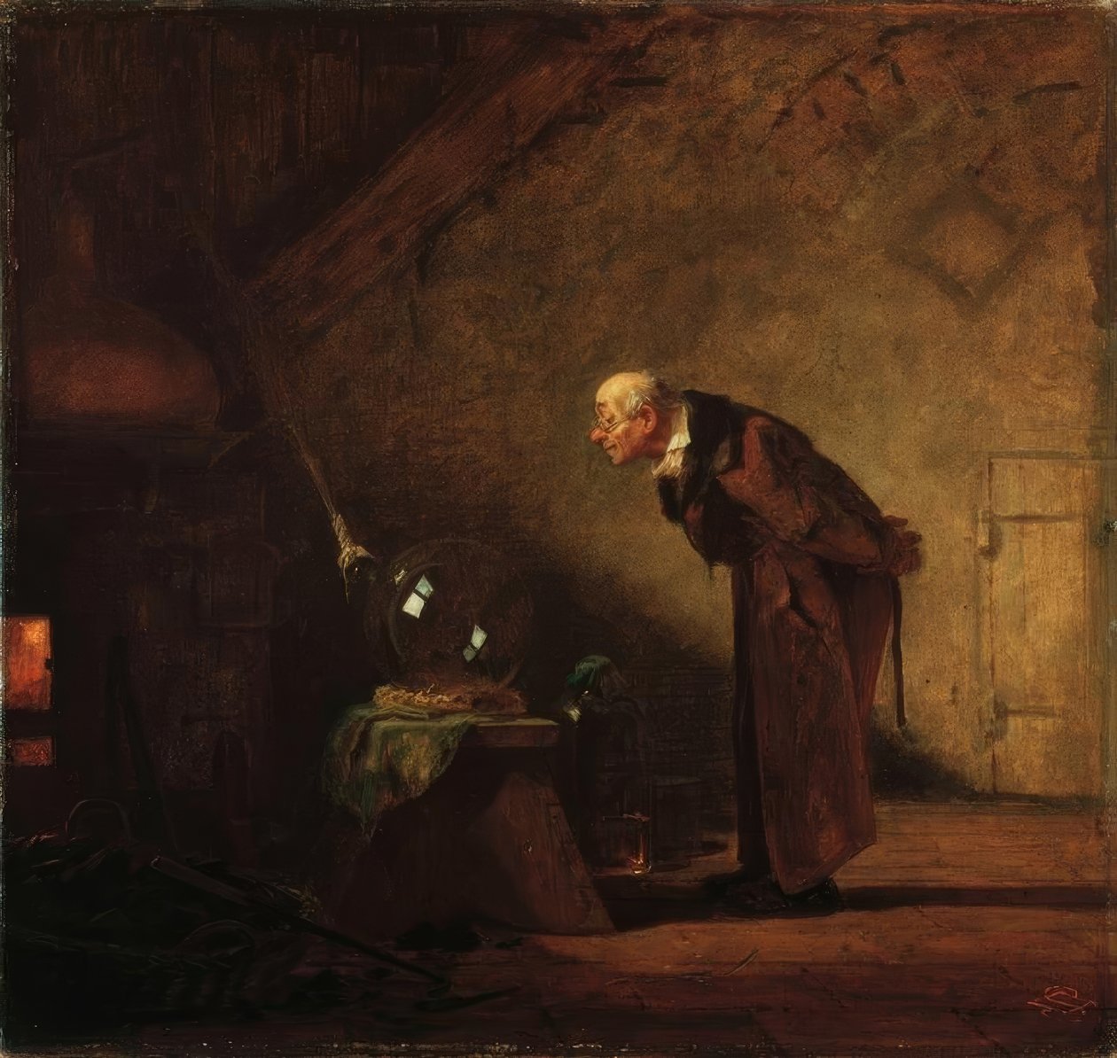 Der Alkimisti tekijältä Carl Spitzweg