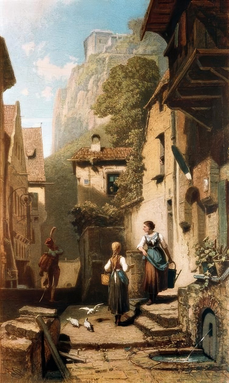 Der Husar tekijältä Carl Spitzweg