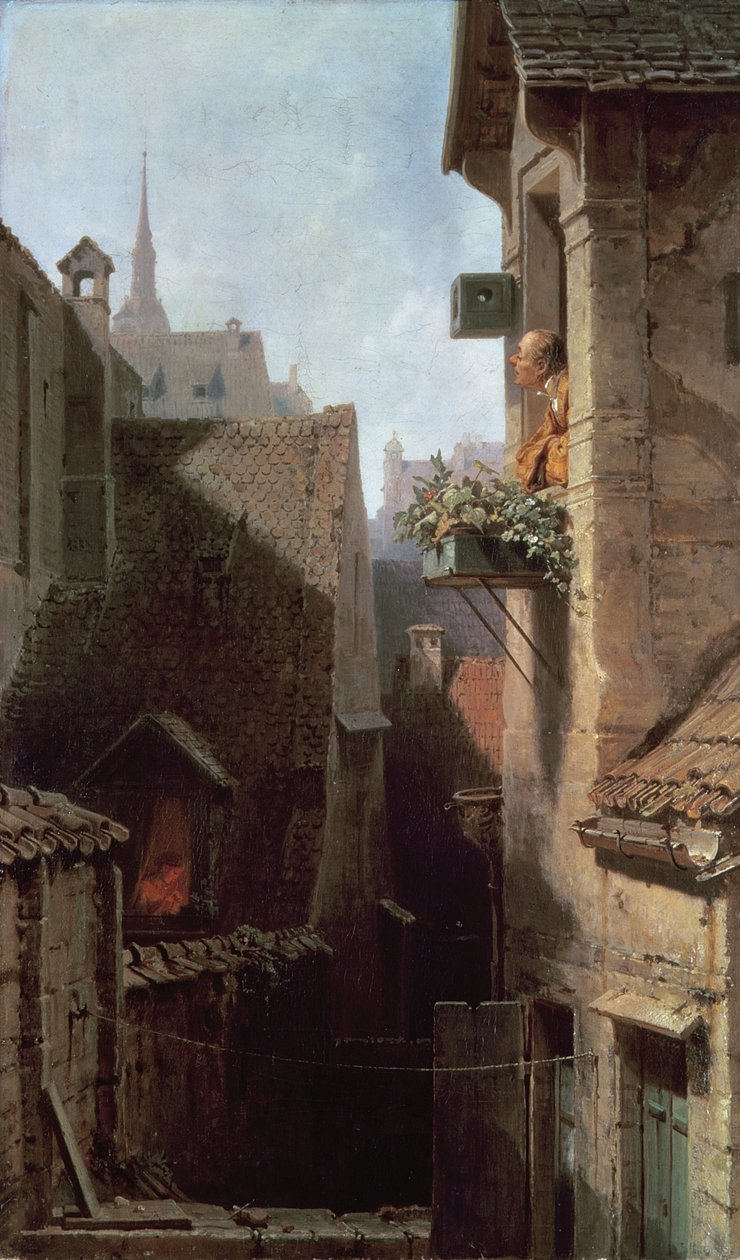 Der Hypochonder tekijältä Carl Spitzweg