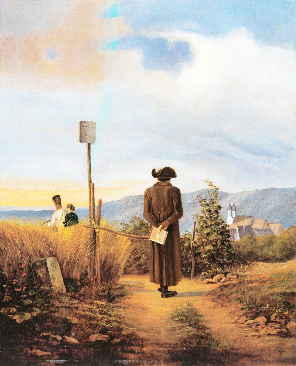 Der verbotene Weg tekijältä Carl Spitzweg