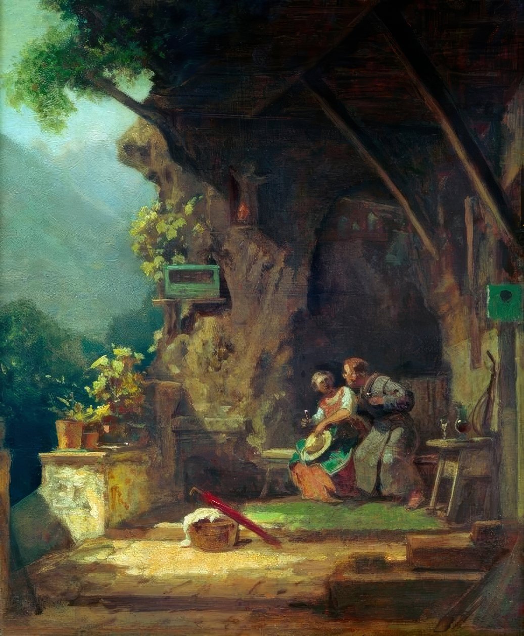 Der verliebte Einsiedler tekijältä Carl Spitzweg
