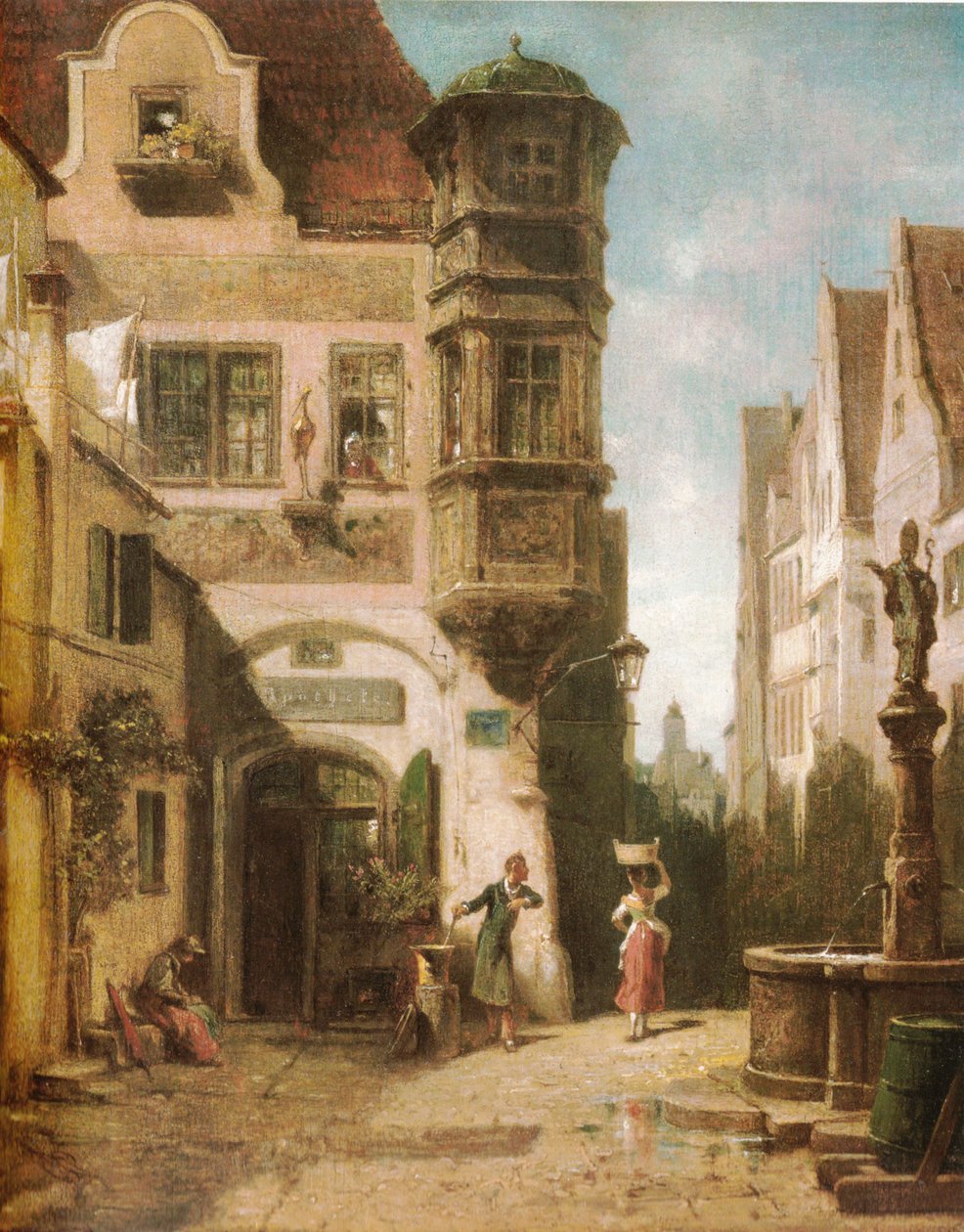 Der Verliebte Provisor tekijältä Carl Spitzweg