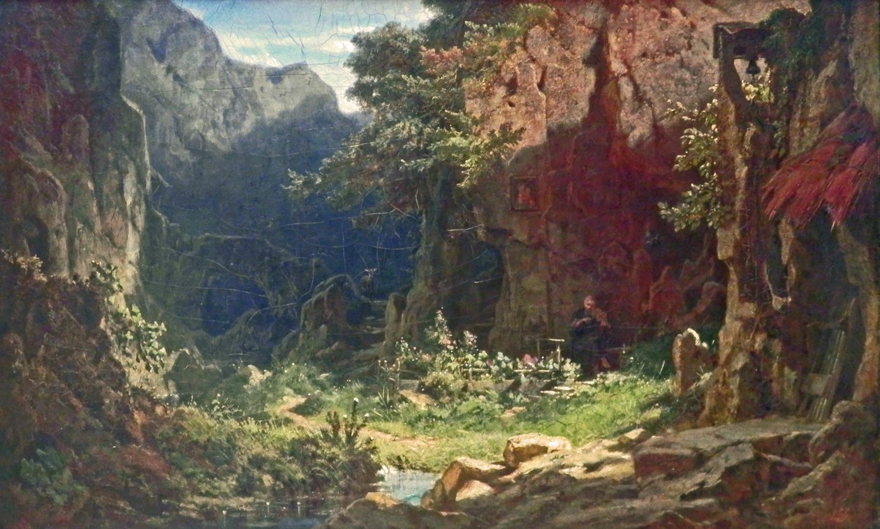 Ein Einsiedler tekijältä Carl Spitzweg