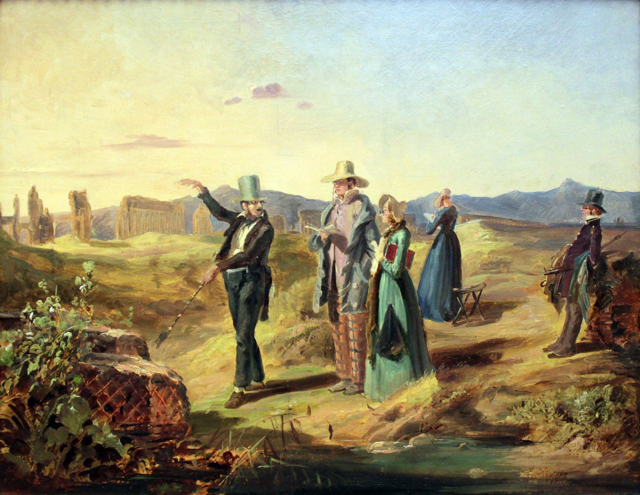 Englannin kieli Campagnassa tekijältä Carl Spitzweg