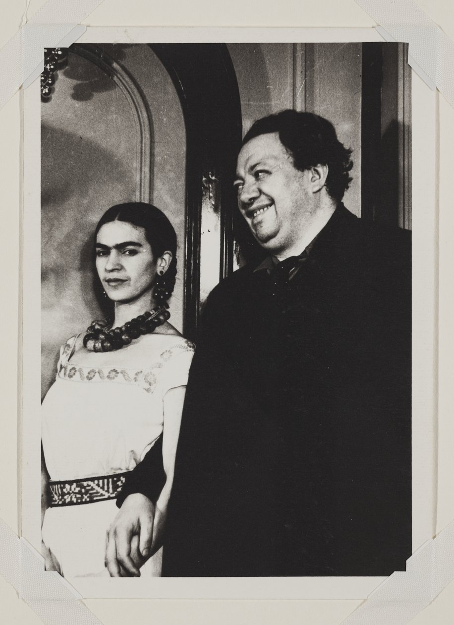 Frida Kahlo ja Diego Rivera tekijältä Carl Van Vechten