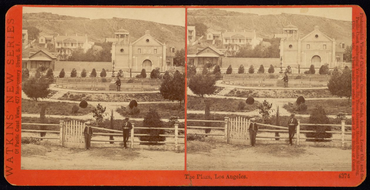 Plaza, Los Angeles tekijältä Carleton E. Watkins