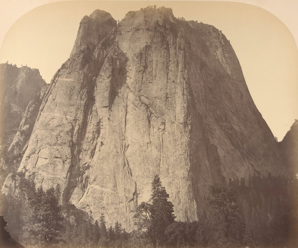 Cathedral Rock, 1861. tekijältä Carleton Emmons Watkins