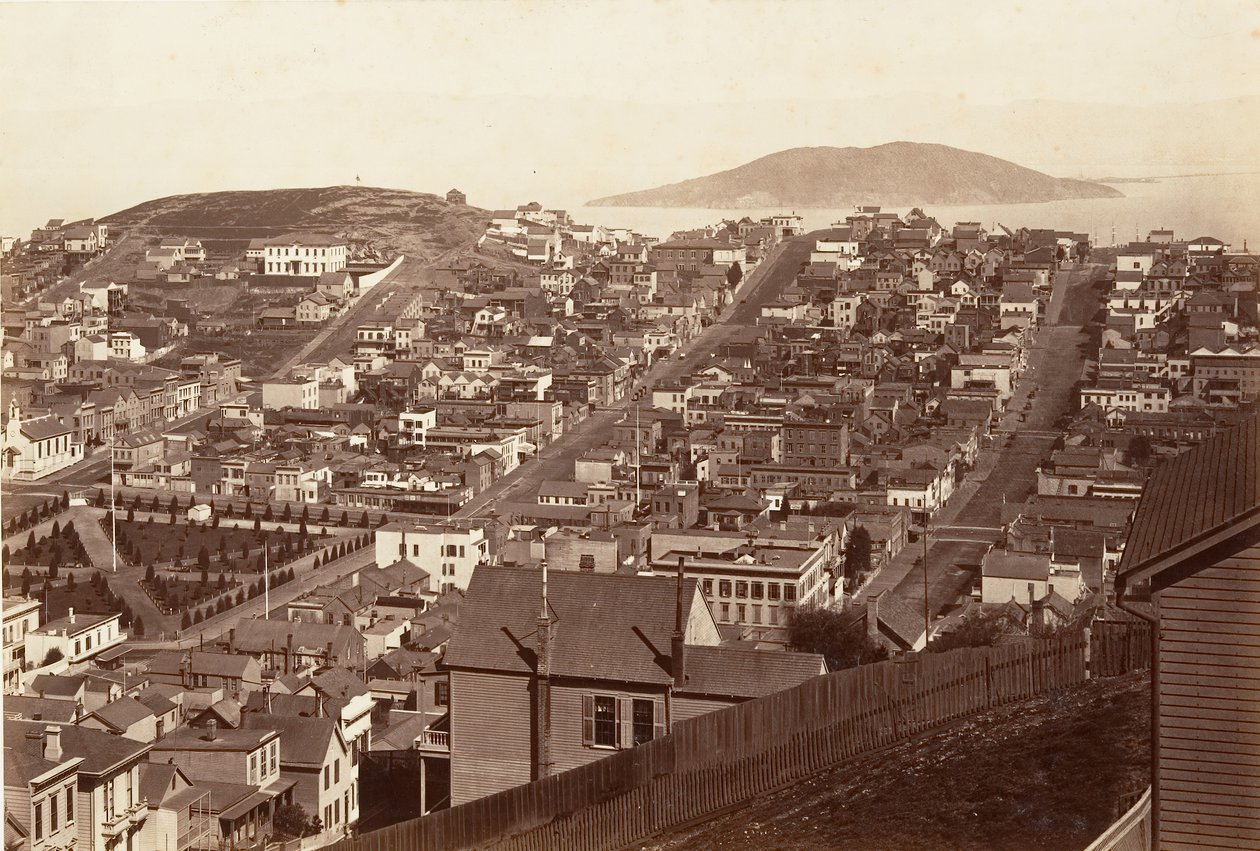 San Francisco, 1864, painettu n. 1876. tekijältä Carleton Emmons Watkins