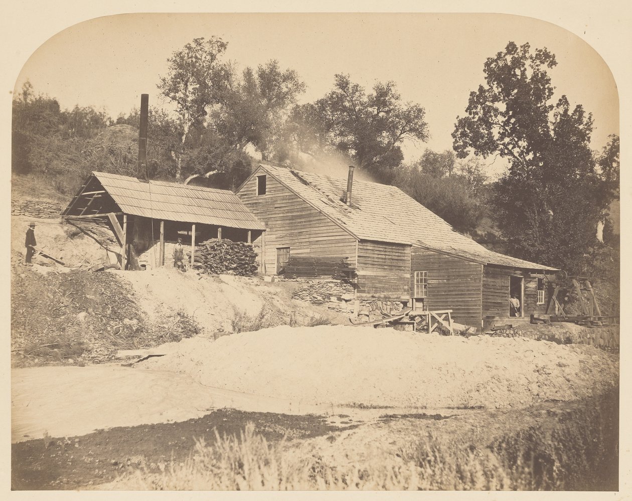[Agua Fria Mill] tekijältä Carleton Watkins