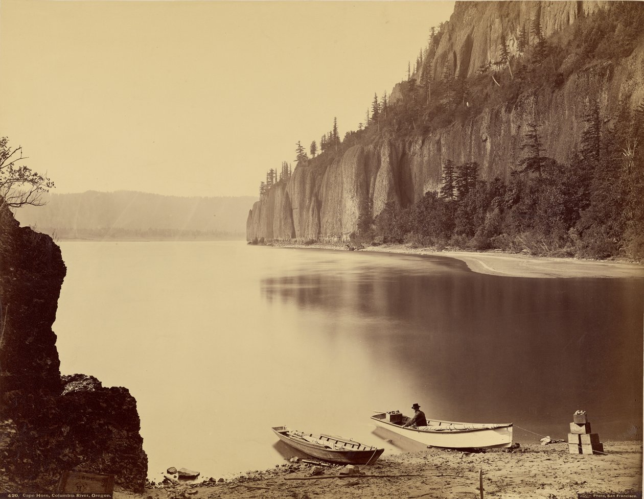 Cape Horn, Columbia River, Oregon tekijältä Carleton Watkins