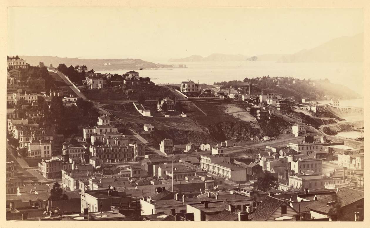 [Golden Gate Telegraph Hilliltä, S.F.] tekijältä Carleton Watkins