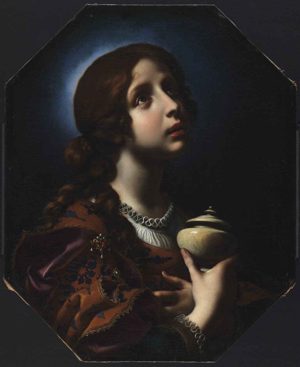 Katuva Magdaleena, noin 1650-51. tekijältä Carlo Dolci