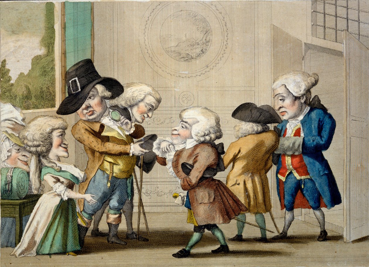 The First Approach, n. 1790 (käsinvärinen kaiverrus) tekijältä Carlo Lasinio