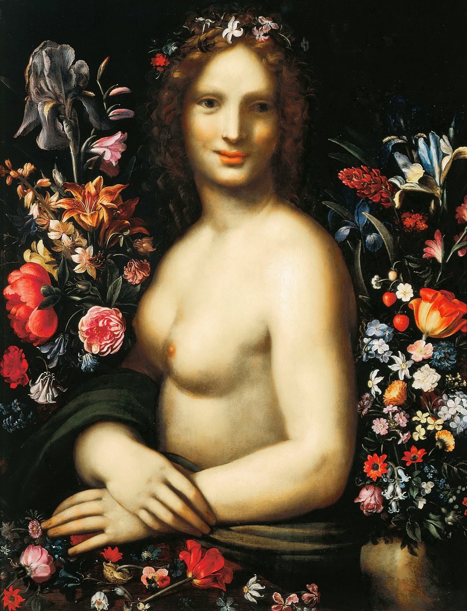 Flora La Nuda, n. 1600. tekijältä Carlo Antonio Procaccini