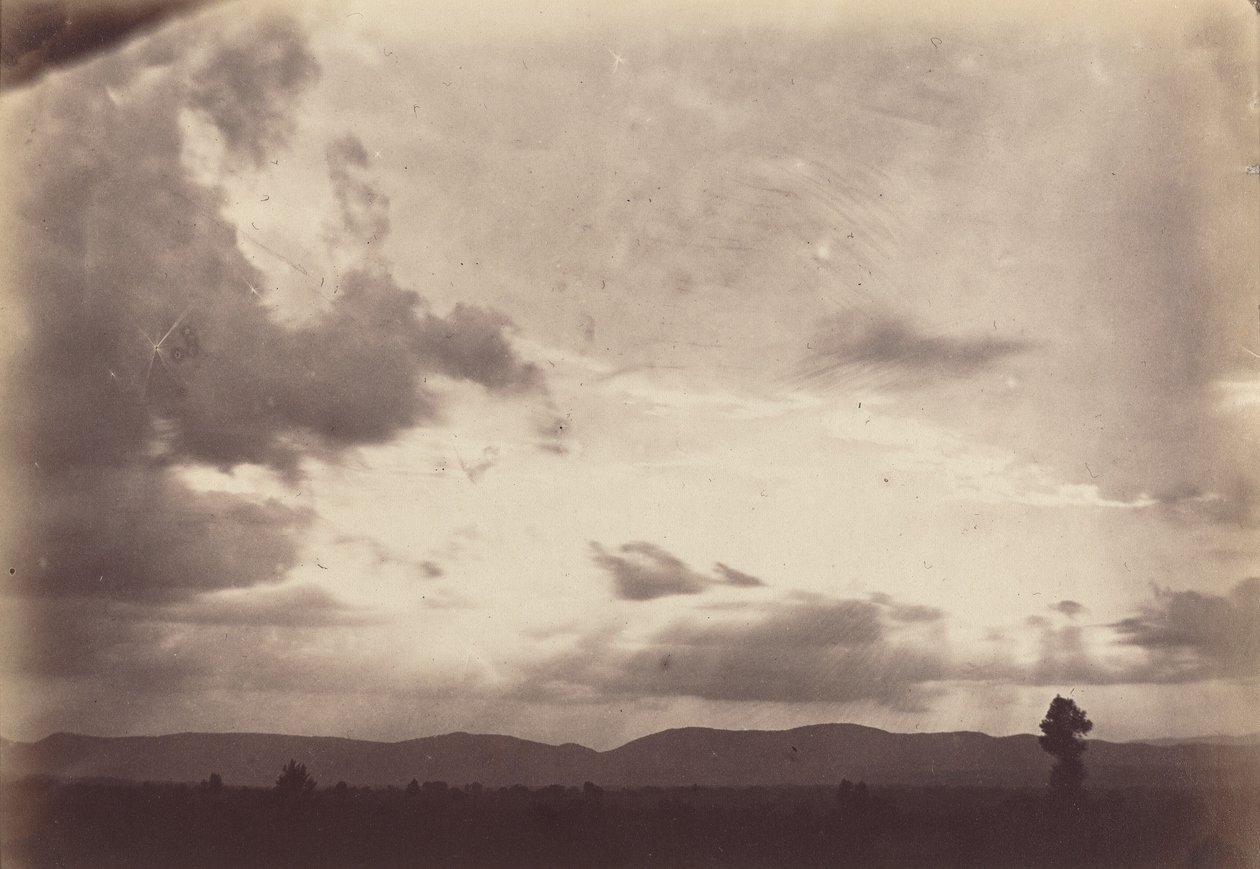 Cloud Study, Roman Campagna, n. 1860. tekijältä Carlo Baldassare Simelli