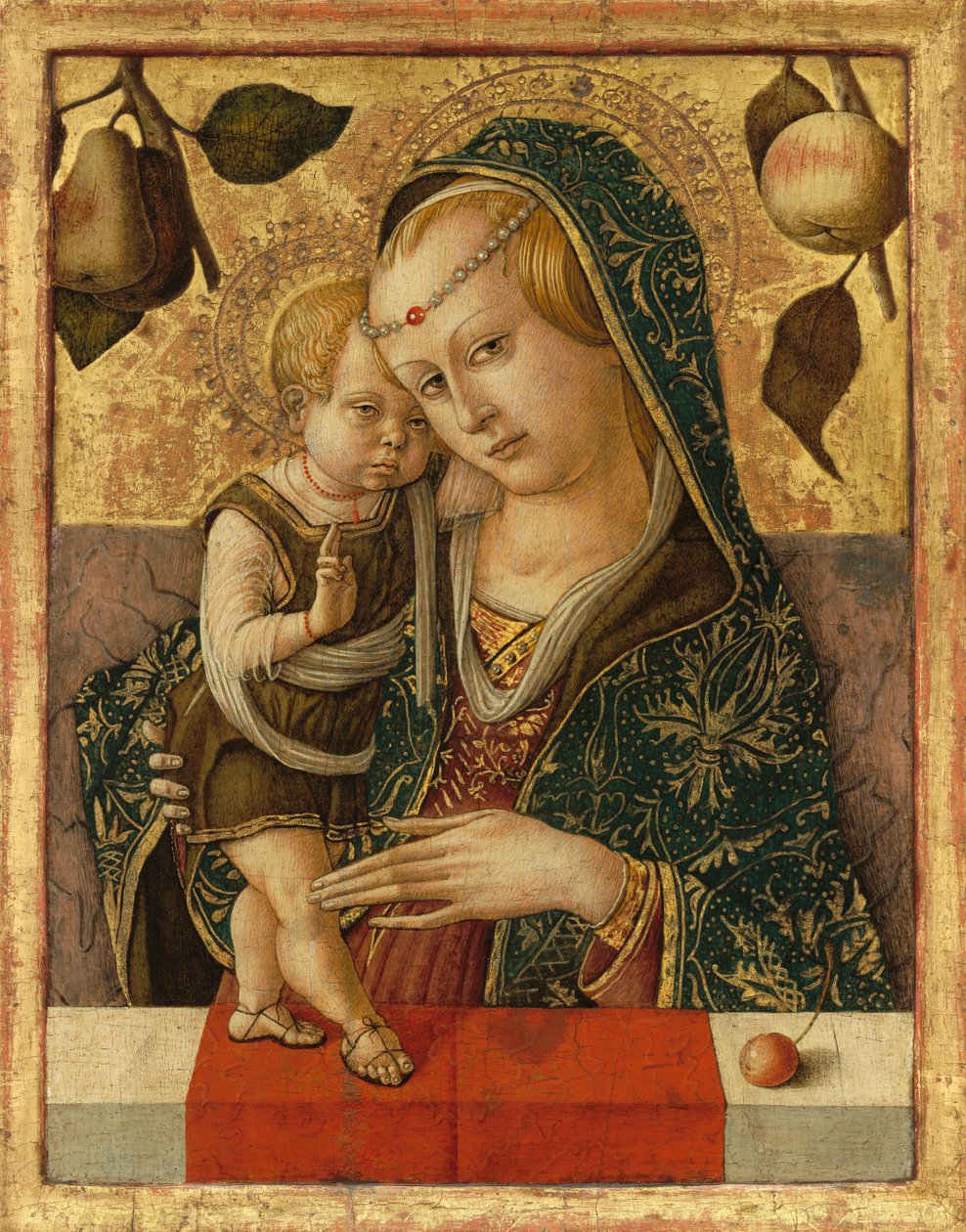 Madonna ja lapsi tekijältä Carlo Crivelli