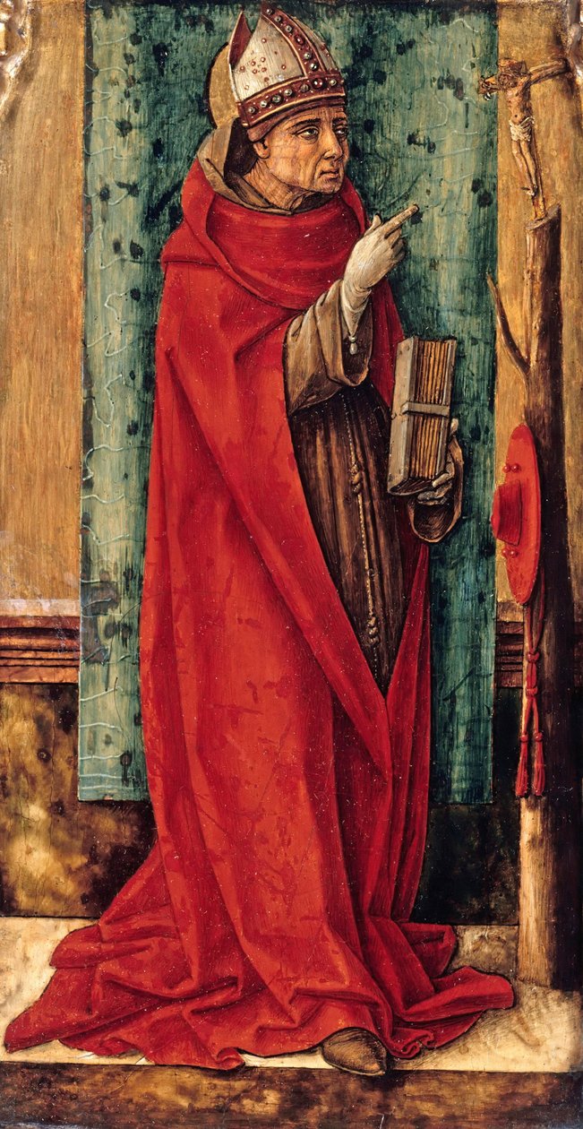 St. Bonaventure, n. 1490 tekijältä Carlo Crivelli