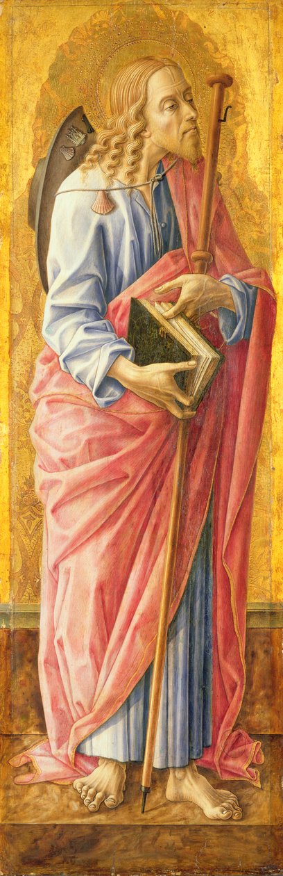 Huonekalut ja erilaiset esineet 1100- ja 1300-luvuilta tekijältä Carlo Crivelli