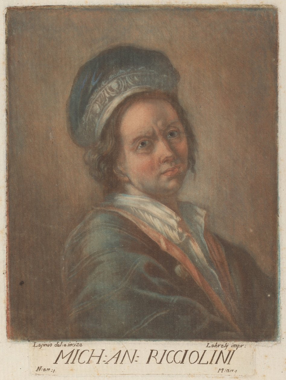 Michelangelo Ricciolini, 1789. tekijältä Carlo Lasinio