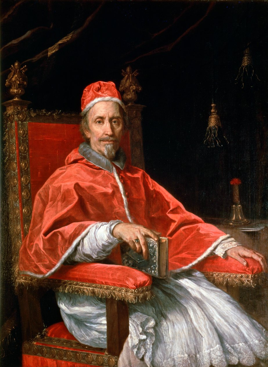 Paavi Clement IX:n muotokuva, 1669 tekijältä Carlo Maratta