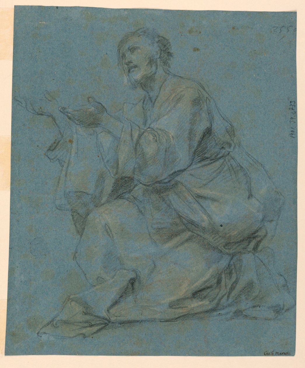 Piirtäminen, tutkimukset: 1650-1675 tekijältä Carlo Maratti