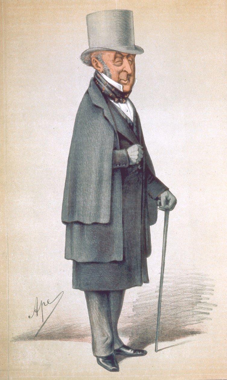 Roderick Impey Murchison, skotlantilainen geologi, 1870 tekijältä Carlo Pellegrini
