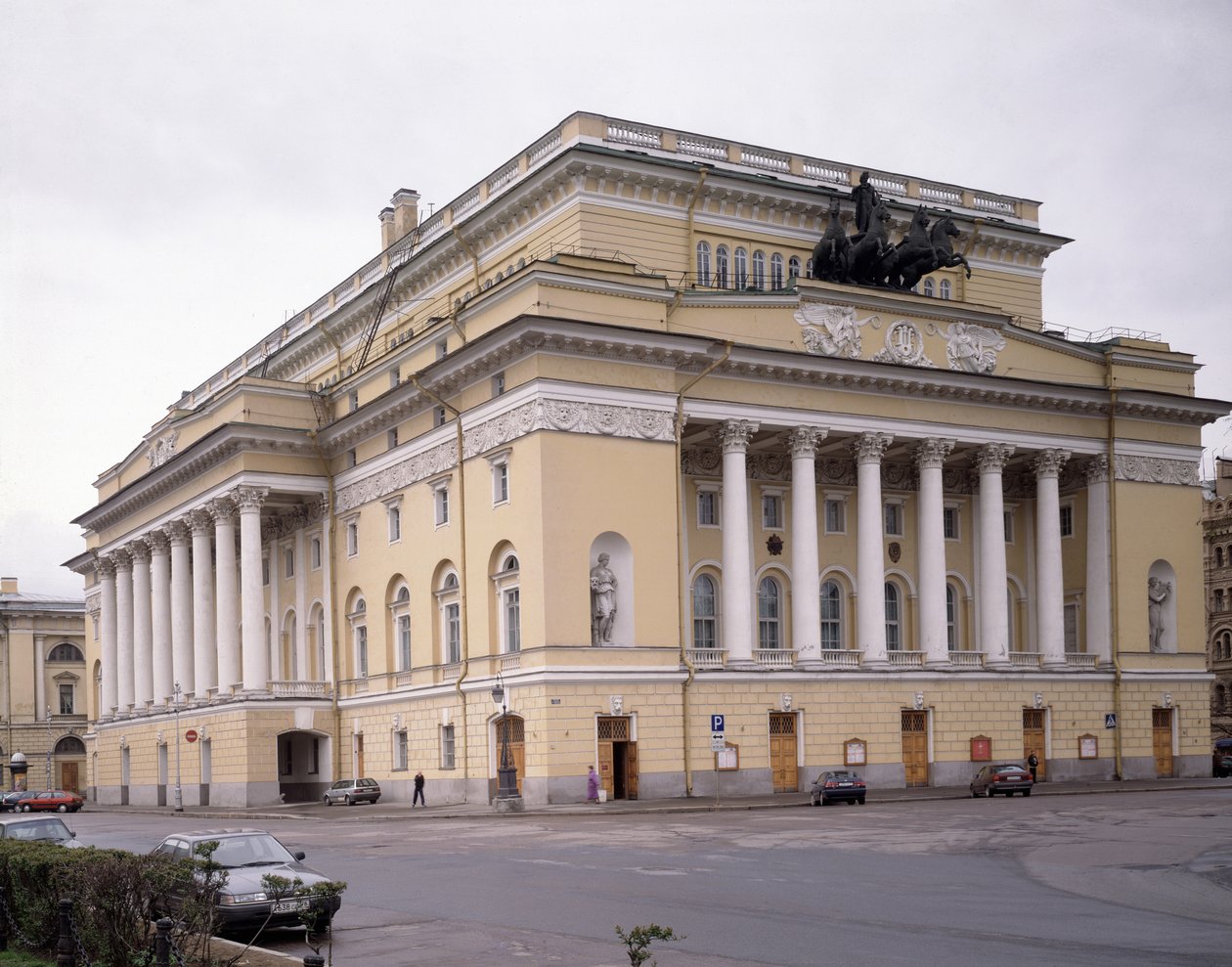 Aleksandrinski-teatteri Pietarissa, 1828-1832 tekijältä Carlo Rossi