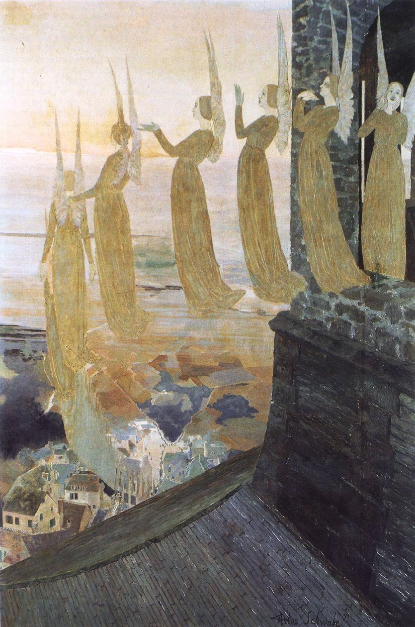 Iltakellot tekijältä Carlos Schwabe