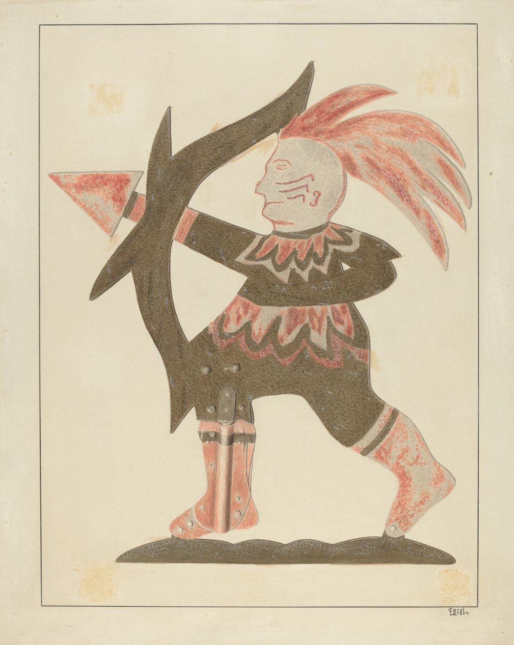 Intian sääviiri, c. 1936. tekijältä Carol Larson