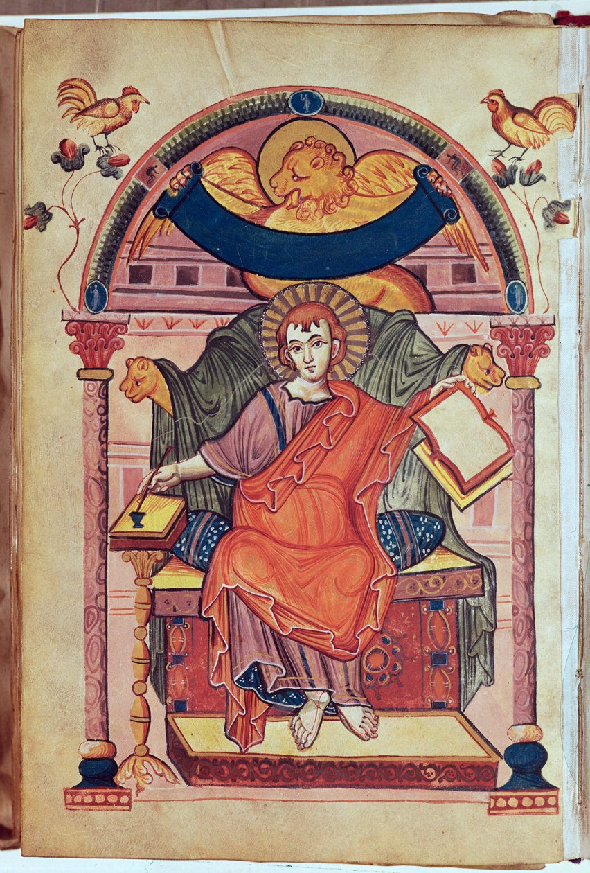 Cod.22 St. Mark, Ada-käsikirjoituksesta tekijältä Carolingian School