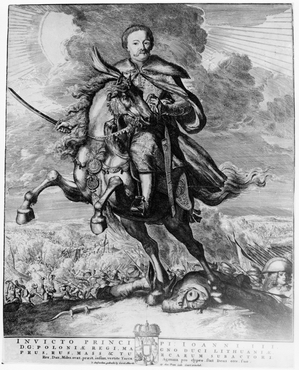 John Sobieski, Puolan kuningas Johannes III tekijältä Carolus Allardt