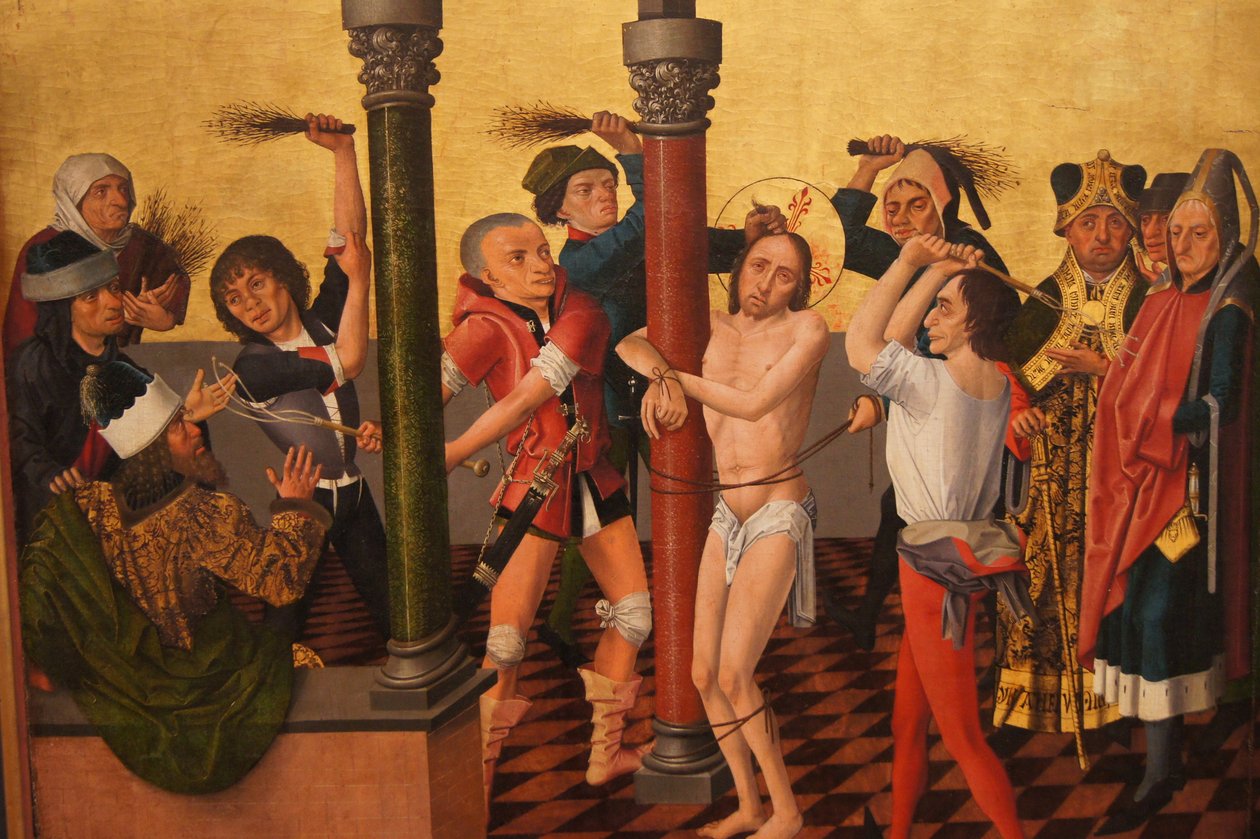 Colmarin alttaritaulu (Flagellation) tekijältä Caspar Isenmann