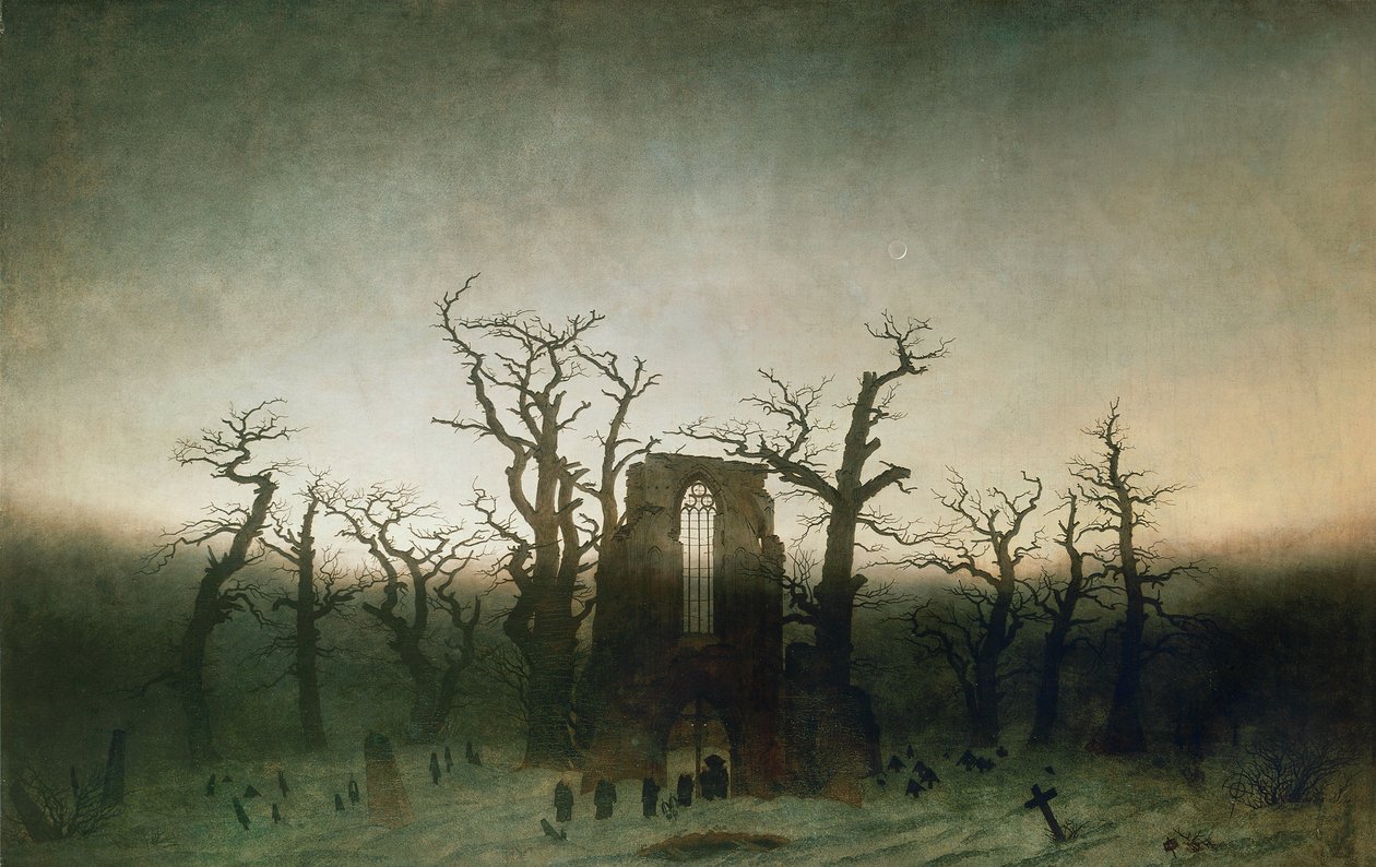 Abbey Oakwoodissa tekijältä Caspar David Friedrich