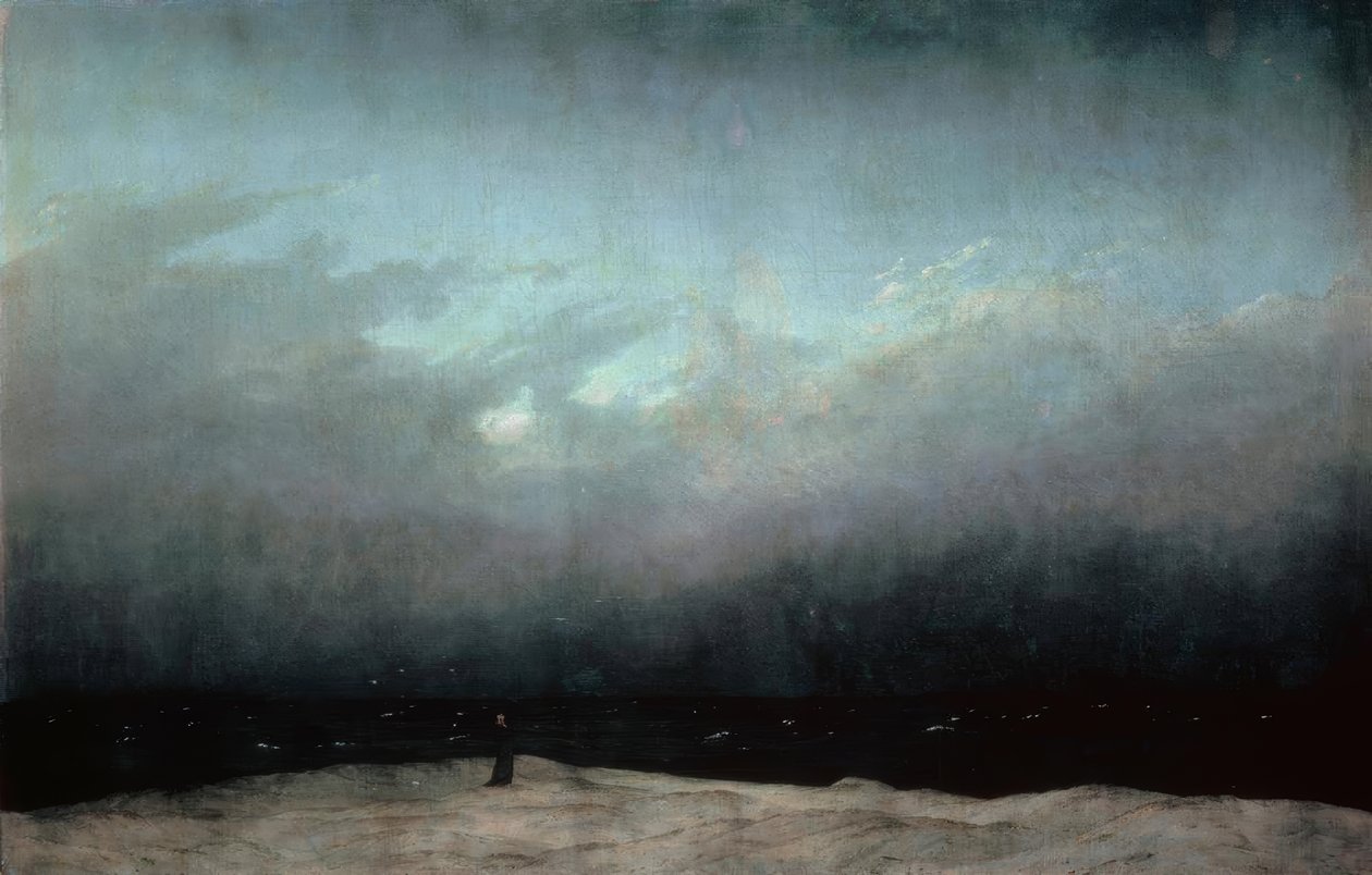 Der Mönch am Meer tekijältä Caspar David Friedrich