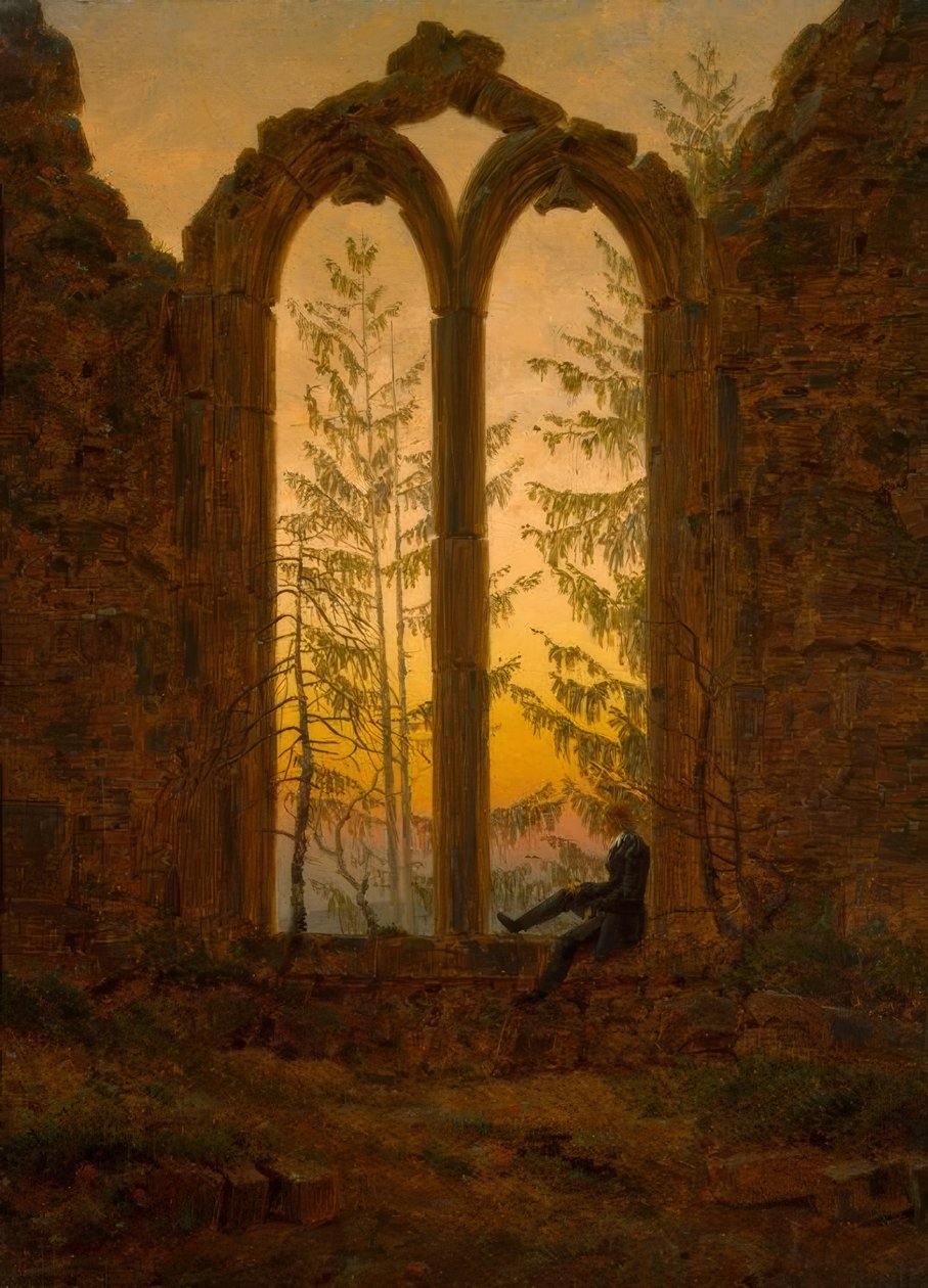 Der Träumer tekijältä Caspar David Friedrich