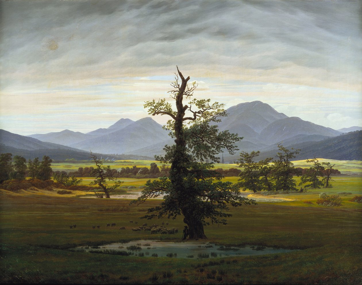 Der einsame Baum tekijältä Caspar David Friedrich