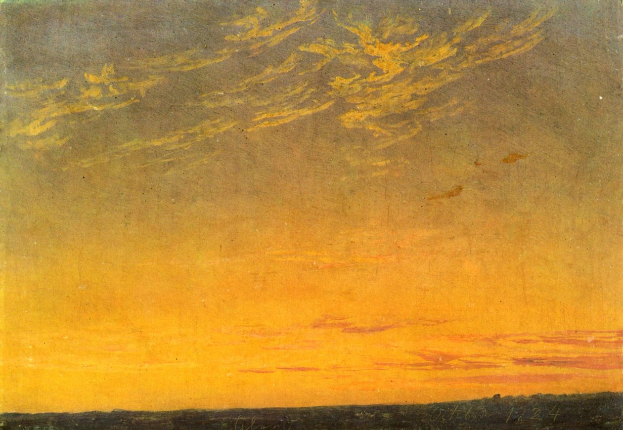 Ilta tekijältä Caspar David Friedrich