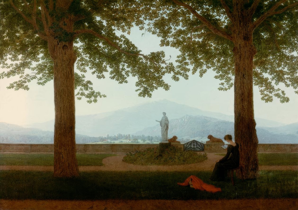 Garten Terrasse tekijältä Caspar David Friedrich