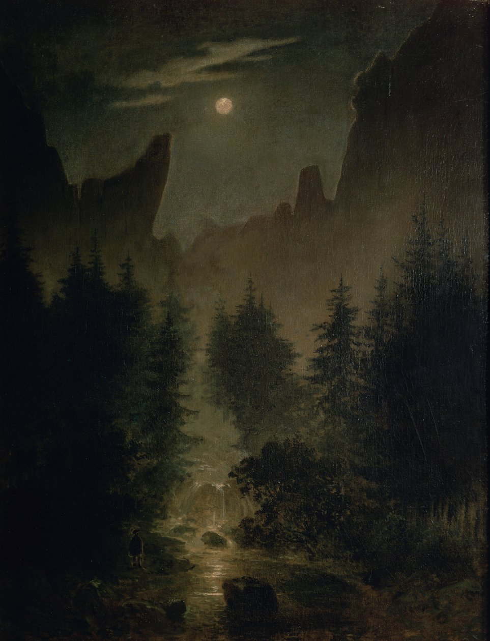 Saksa: Uttewalder Grund tekijältä Caspar David Friedrich