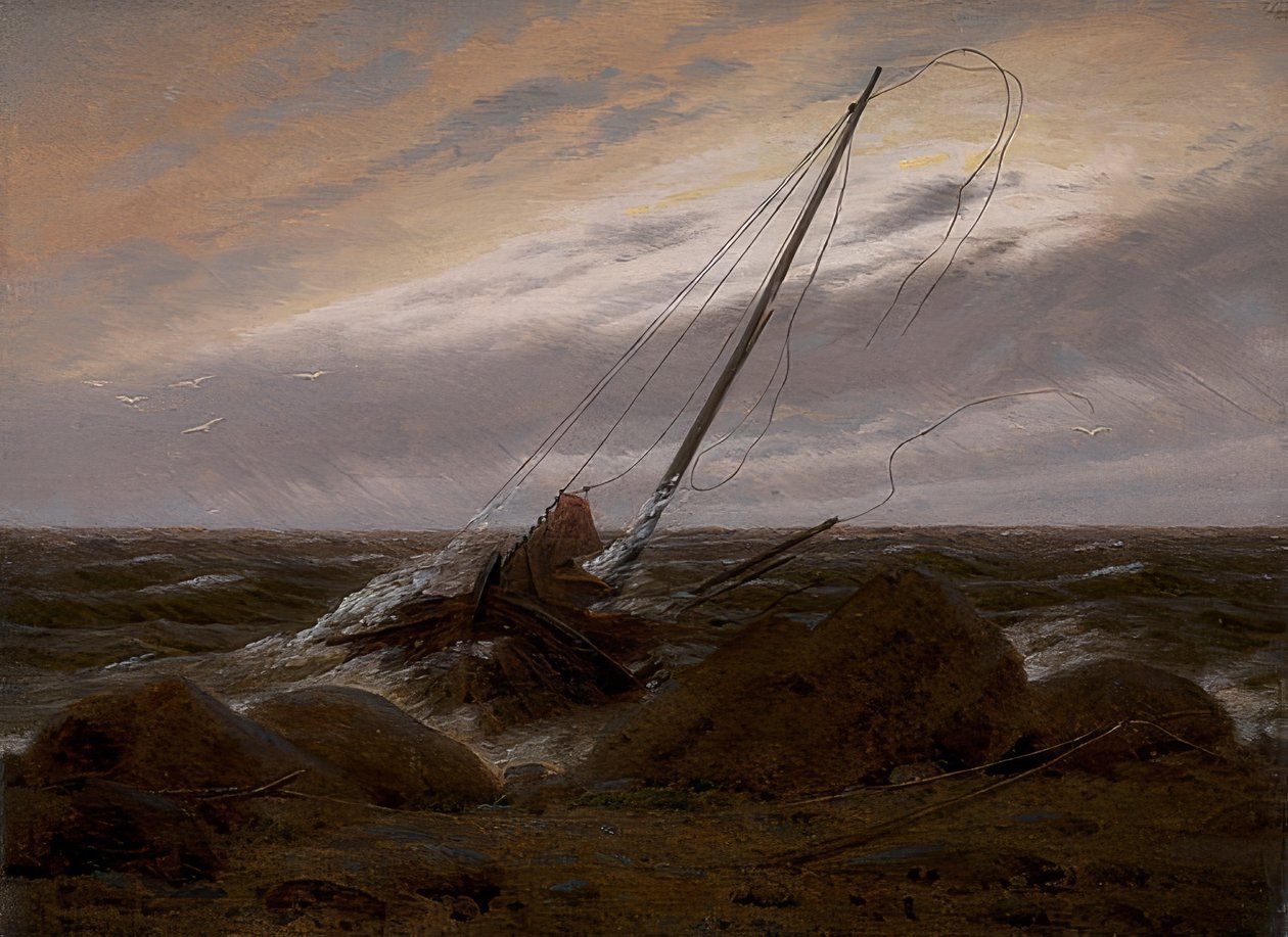 Myrskyn jälkeen. 1817 tekijältä Caspar David Friedrich