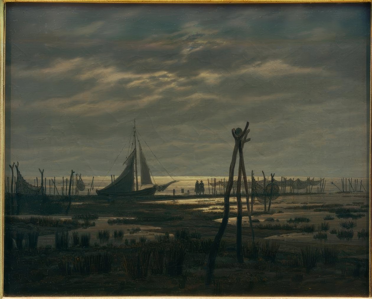 Suopäinen ranta tekijältä Caspar David Friedrich