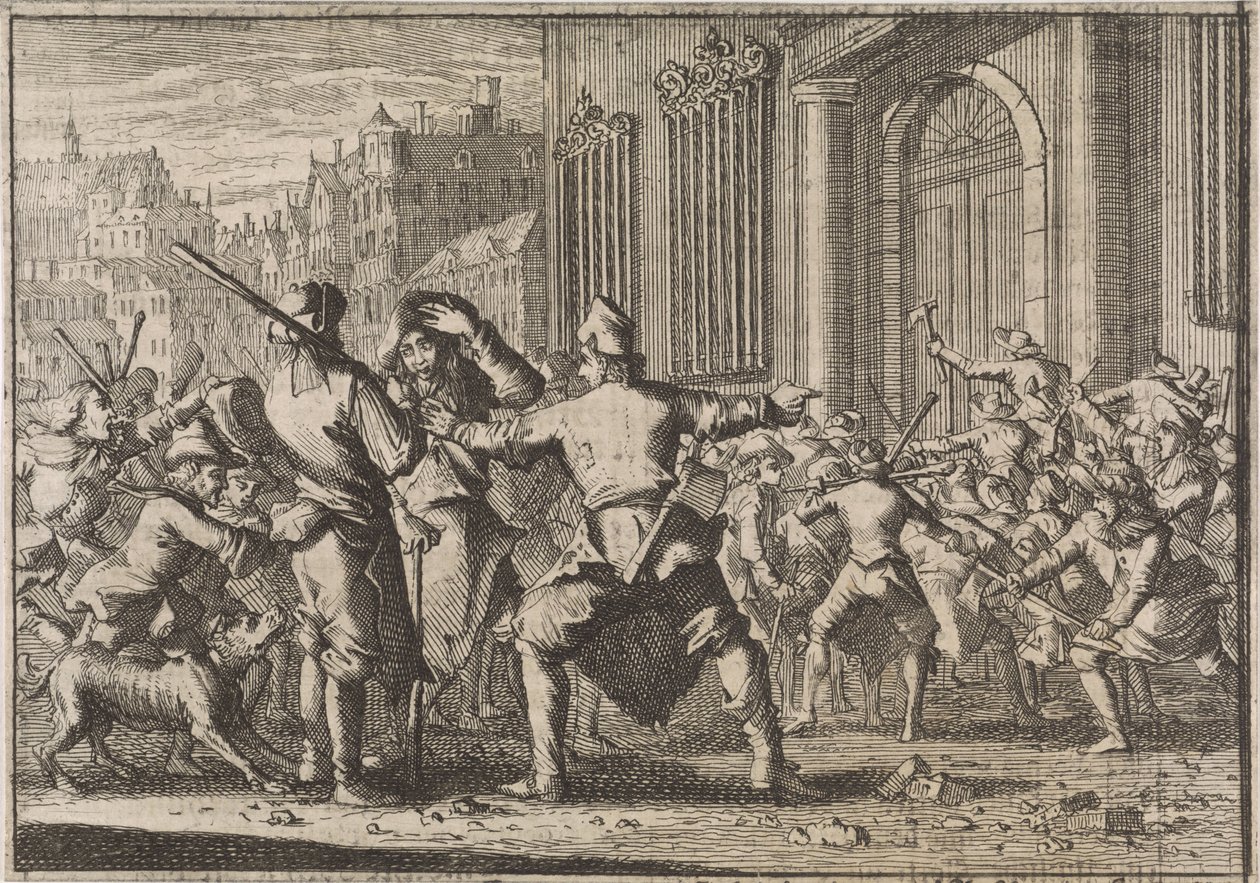 Kapina Barcelonassa 1640 tekijältä Caspar Luyken (attributed to)