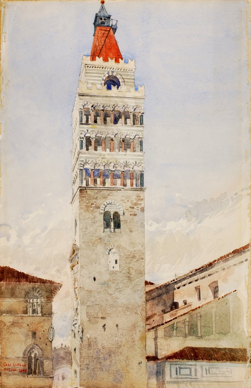 Katedraalin torni, Pistoia, Italia tekijältä Cass Gilbert