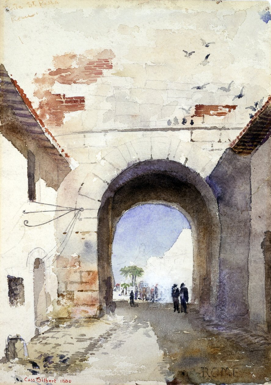 Porta San Paolo, Rooma tekijältä Cass Gilbert